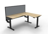 Boost Plus + Electric Height Adjustable Corner Workstation