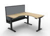 Boost Plus + Electric Height Adjustable Corner Workstation
