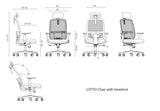 Lotto - Medium Back Mesh Operator Chair