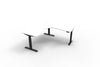 Boost Plus + Electric Height Adjustable Corner Workstation