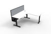 Boost Plus + Electric Height Adjustable Corner Workstation