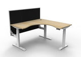 Boost Plus + Electric Height Adjustable Corner Workstation
