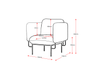 Capri Single Seater Lounge