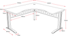 Deluxe Rapid Span Corner Workstations
