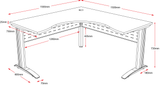 Deluxe Rapid Span Corner Workstations