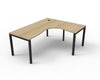 Deluxe Profile Leg Corner Workstation