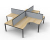 Deluxe Profile Leg Corner Workstation