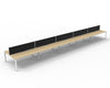 Deluxe Profile Leg Double With Screen