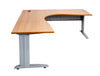 Span Beech Corner Workstations