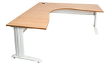Span Beech Corner Workstations